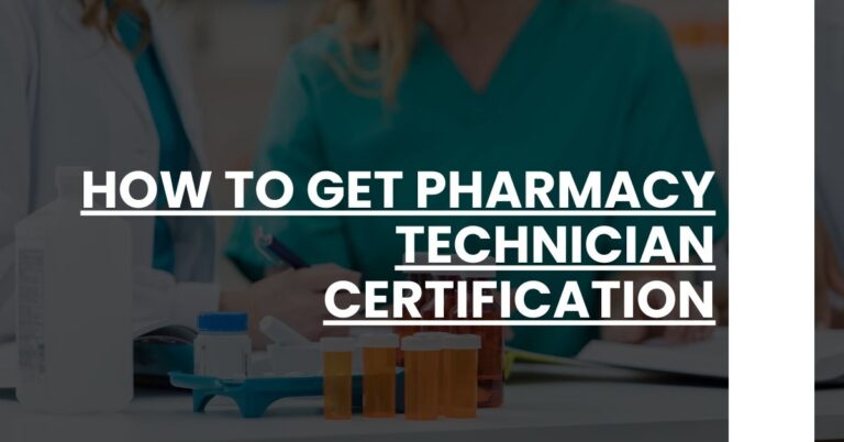 How To Get Pharmacy Technician Certification Feature Image