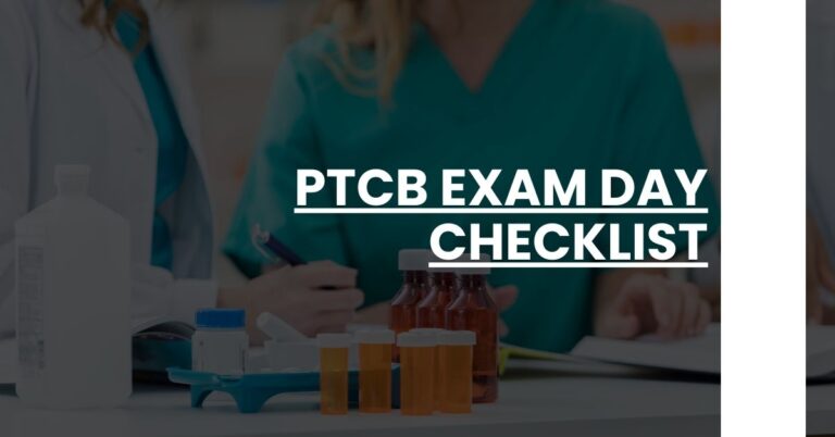 PTCB Exam Day Checklist Feature Image