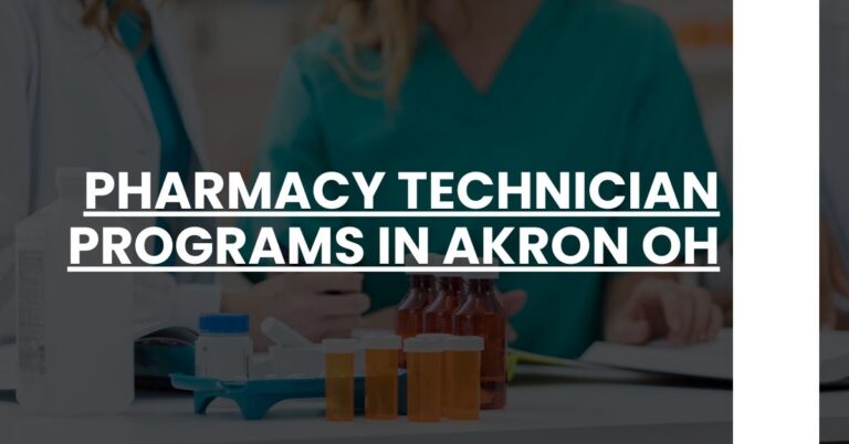 Pharmacy Technician Programs in Akron OH Feature Image