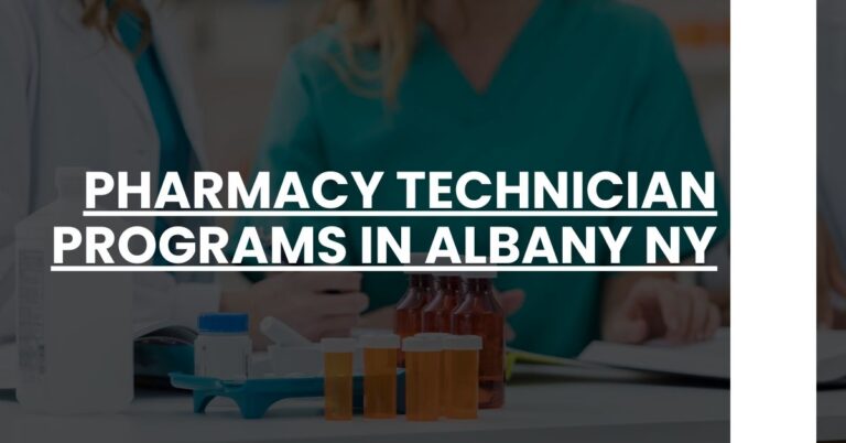 Pharmacy Technician Programs in Albany NY Feature Image