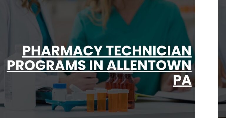 Pharmacy Technician Programs in Allentown PA Feature Image