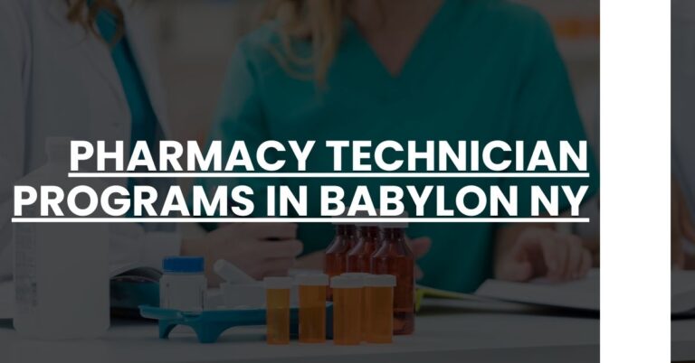 Pharmacy Technician Programs in Babylon NY Feature Image