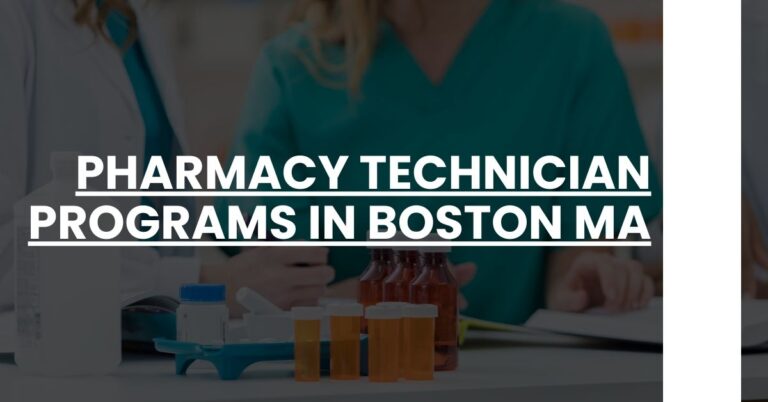 Pharmacy Technician Programs in Boston MA Feature Image