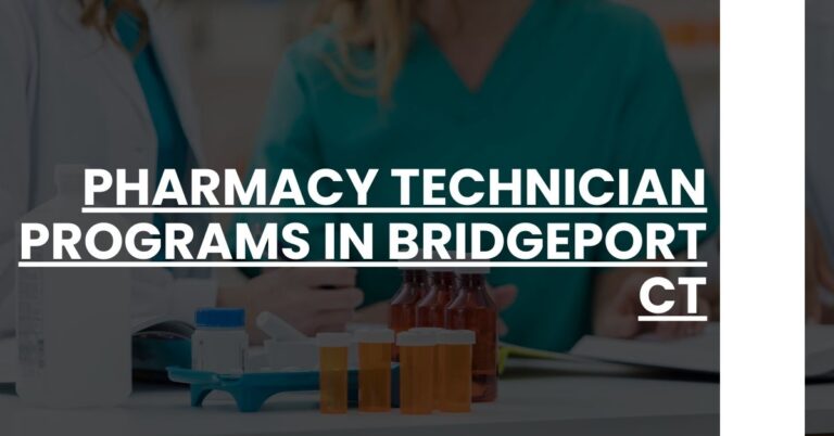 Pharmacy Technician Programs in Bridgeport CT Feature Image