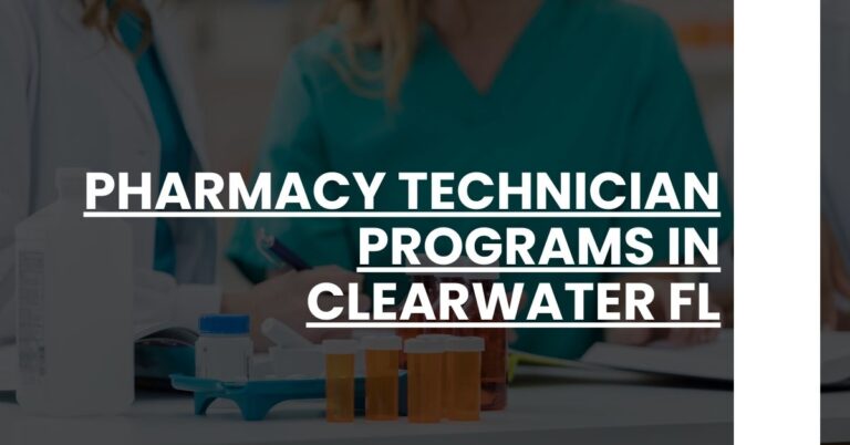 Pharmacy Technician Programs in Clearwater FL Feature Image