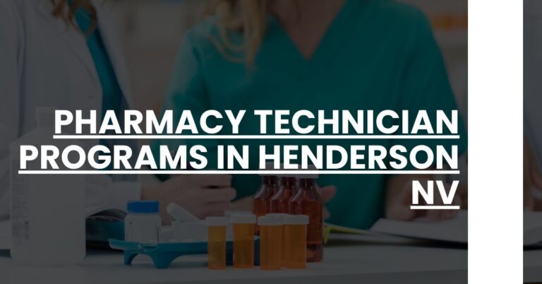 Pharmacy Technician Programs in Henderson NV Feature Image