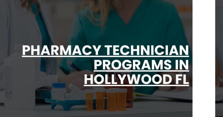 Pharmacy Technician Programs in Hollywood FL Feature Image