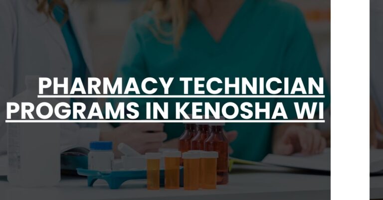 Pharmacy Technician Programs in Kenosha WI Feature Image