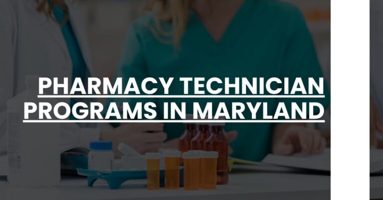 Pharmacy Technician Programs in Maryland Feature Image