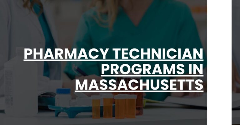 Pharmacy Technician Programs in Massachusetts Feature Image