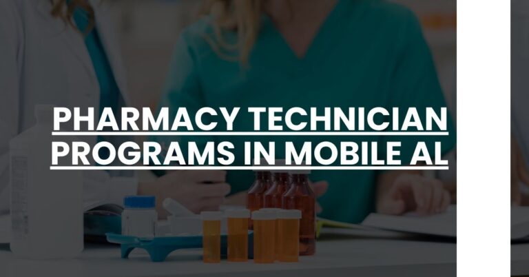 Pharmacy Technician Programs in Mobile AL Feature Image