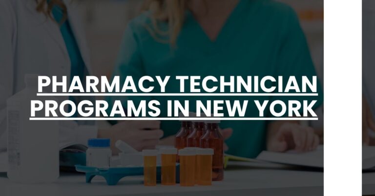 Pharmacy Technician Programs in New York Feature Image