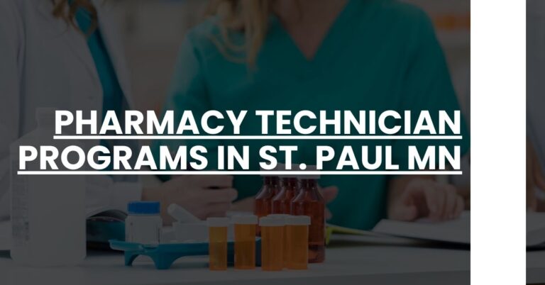 Pharmacy Technician Programs in St. Paul MN Feature Image