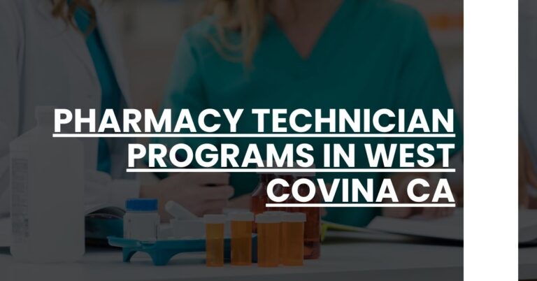 Pharmacy Technician Programs in West Covina CA Feature Image