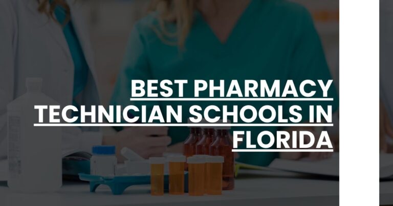 Best Pharmacy Technician Schools In Florida Feature Image