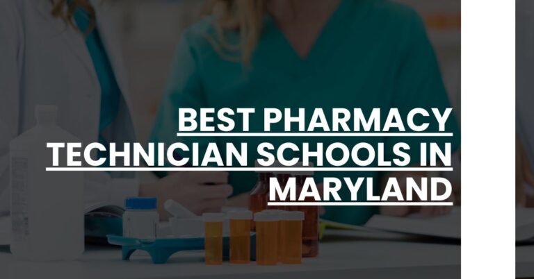 Best Pharmacy Technician Schools In Maryland Feature Image