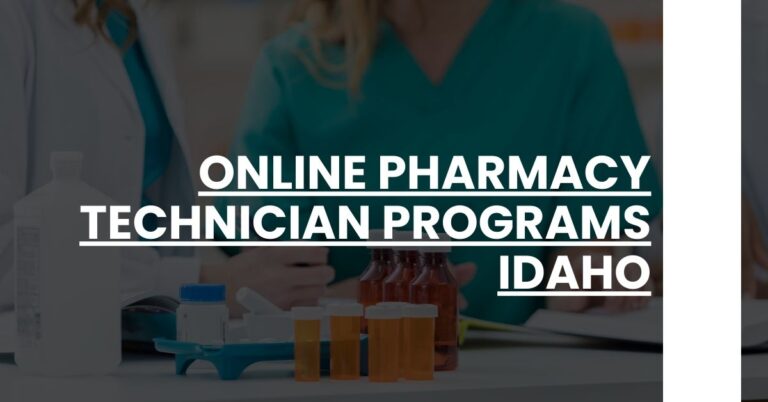 Online Pharmacy Technician Programs Idaho Feature Image