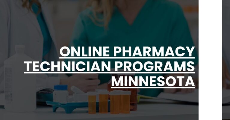 Online Pharmacy Technician Programs Minnesota Feature Image