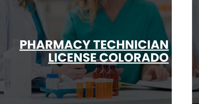 Pharmacy Technician License Colorado Feature Image