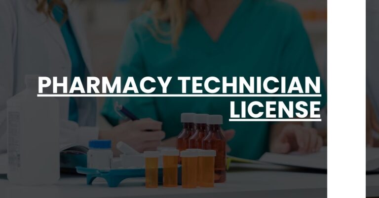 Pharmacy Technician License Feature Image