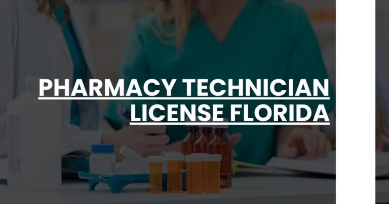 Pharmacy Technician License Florida Feature Image