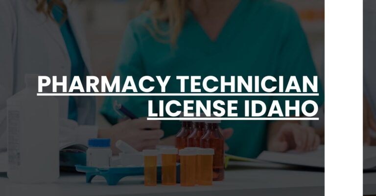 Pharmacy Technician License Idaho Feature Image