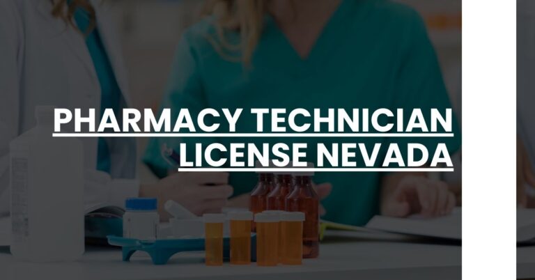 Pharmacy Technician License Nevada Feature Image