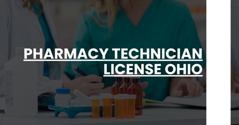 Pharmacy Technician License Ohio Feature Image