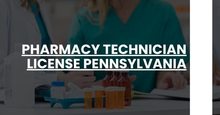 Pharmacy Technician License Pennsylvania Feature Image